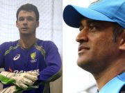 Peter Handscomb and MS Dhoni