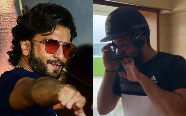 Ranveer Singh and Rohit Sharma