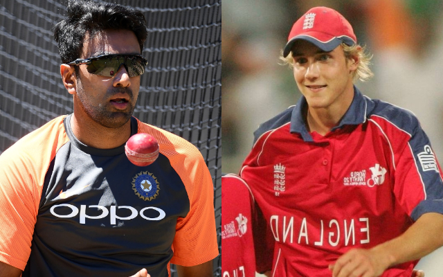 Ravichandran Ashwin and Stuart Broad