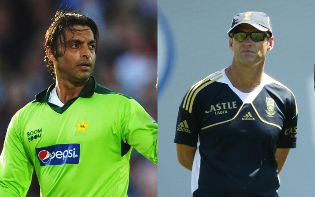 Shoaib Akhtar and Gary Kirsten