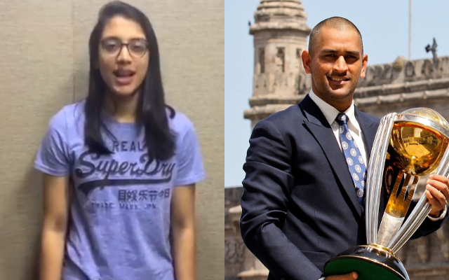 Smriti Mandhana and MS Dhoni