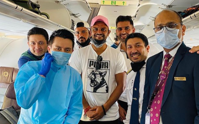 Suresh Raina, Piyush Chawla, Karan Sharma and Deepak Chahar