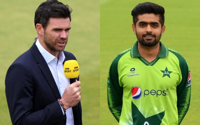 James Anderson and Babar Azam