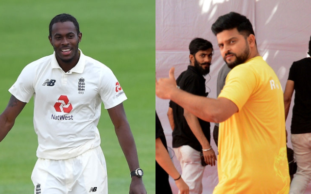 Jofra archer and Suresh Raina