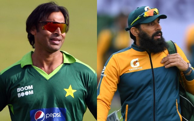 Shoaib Akhtar and Misbah ul Haq