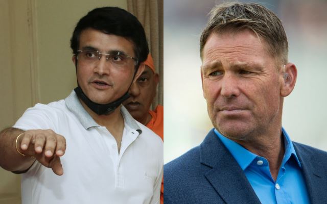 Sourav Ganguly and Shane Warne