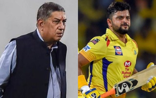 Suresh Raina and N SriniVasan