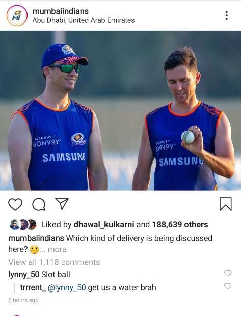 Trent Boult's comment