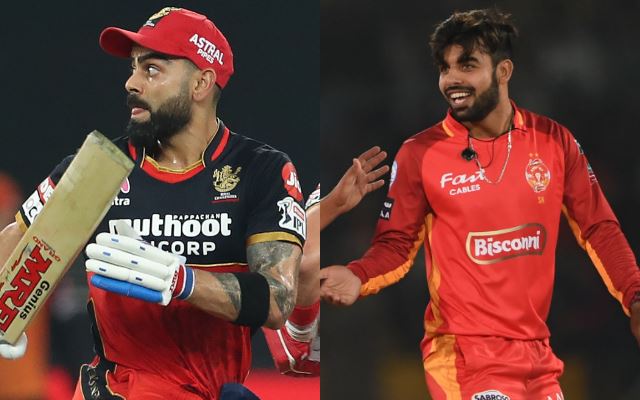 Virat Kohli and Shadab Khan