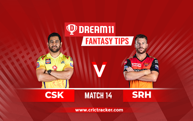 CSK vs SRH D11 IPL 2020 Match 14
