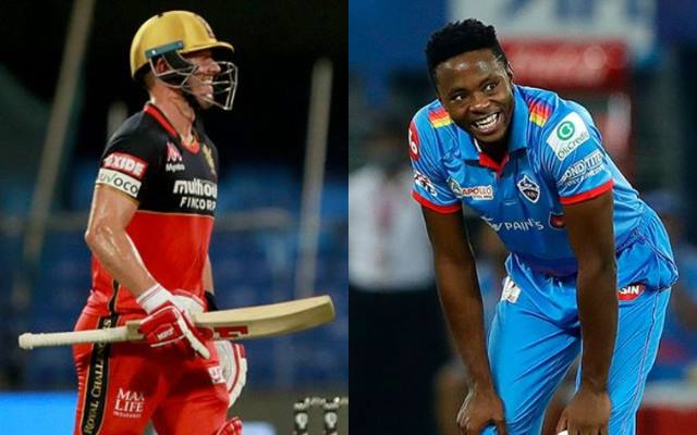 AB de Villiers and Kagiso Rabada