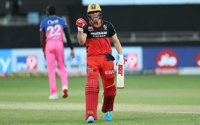 AB de Villiers celebration