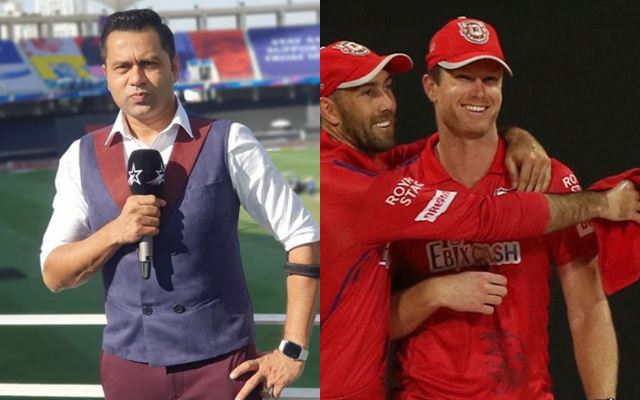 Aakash Chopra and Jimmy Neesham of KXIP