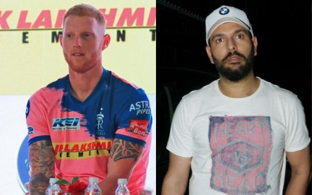Ben Stokes and Yuvraj Singh