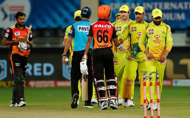Chennai Super Kings celebrates the win
