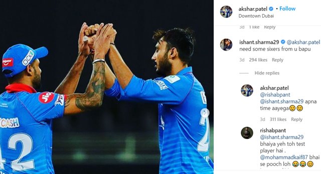 Axar Patel's comment