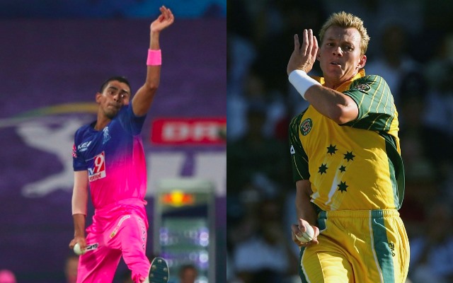 Kartik Tyagi and Brett Lee