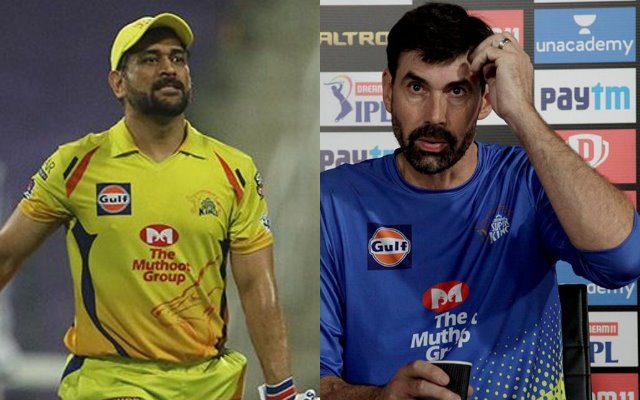 MS Dhoni and Stephen Fleming