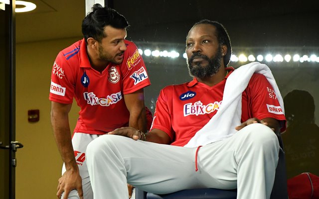 Mayank Agarwal and Chris Gayle