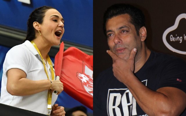 Preity Zinta and Salman Khan
