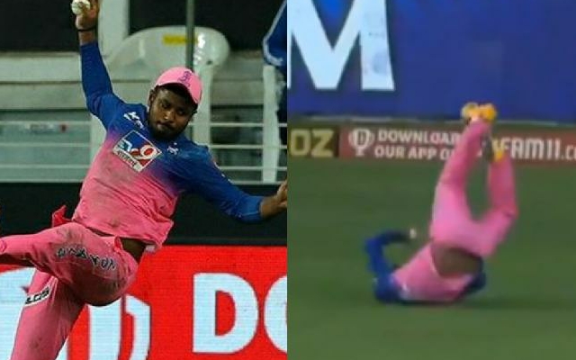 Sanju Samson's catch