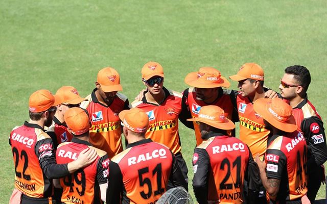 Sunrisers Hyderabad huddel
