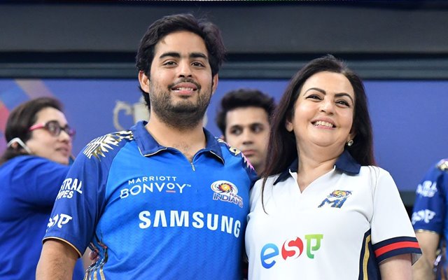 Akash Ambani and Nita Ambani