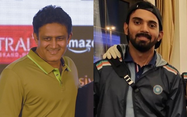 Anil Kumble and KL Rahul