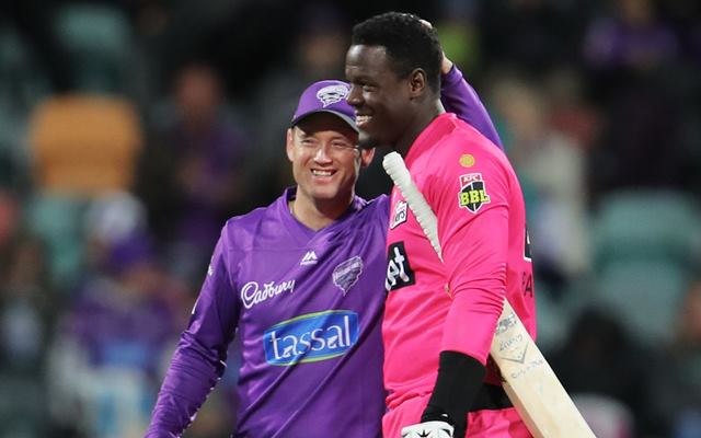 Colin Ingram and Carlos Brathwaite