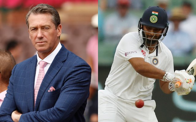 Glenn McGrath and Rishabh Pant
