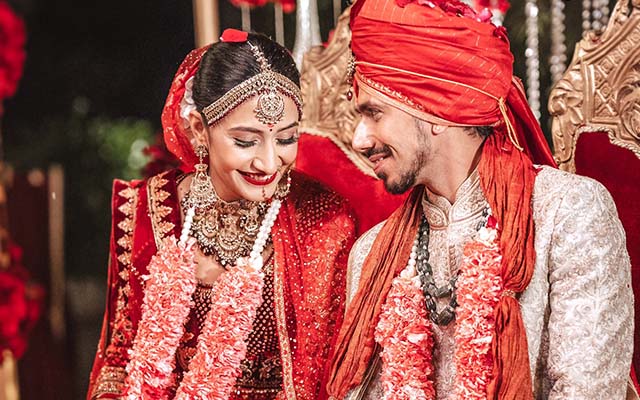 Yuzvendra Chahal and Dhanashree Verma