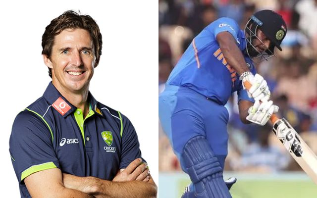 Brad Hogg and Rishabh Pant