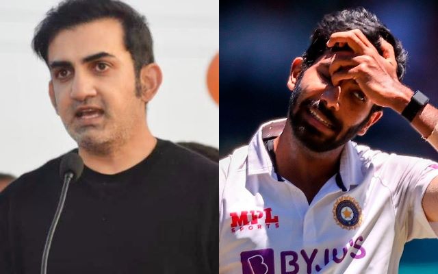 Gautam Gambhir and Jasprit Bumrah