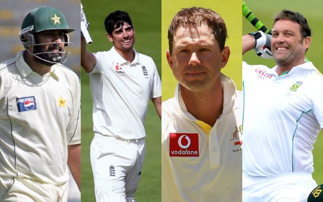 Inzamam Ul Haq, Alastair Cook, Ricky Ponting and Jacques Kallis