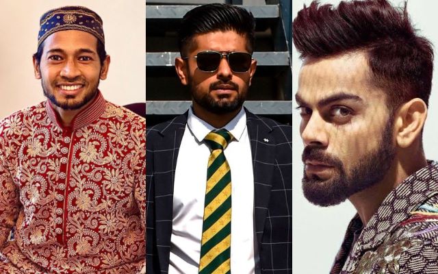 Mushfiqur Rahim, Babar Azam, and Virat Kohli. (Photo Source: Getty Images and Instagram)