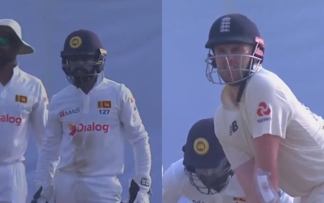 Niroshan Dickwella and Dom Sibley