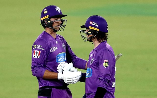 Peter Handscomb and Tim David