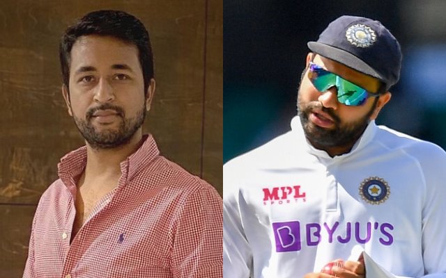 Pragyan Ojha and Rohit Sharma