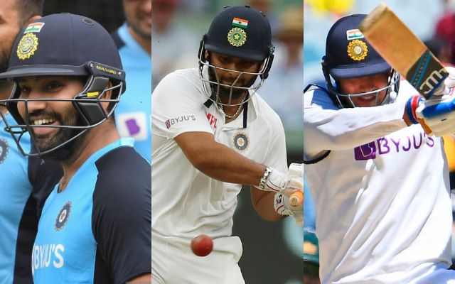 Rohit Sharma, Rishabh Pant and Shubman Gill