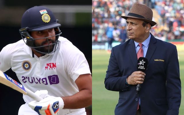 Rohit Sharma and Sunil Gavaskar