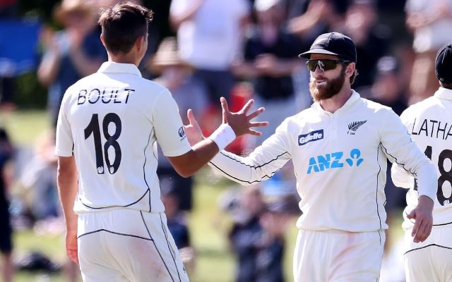 Trent Boult and Kane Williamson
