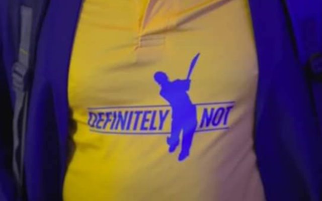 csk definitely not t shirt