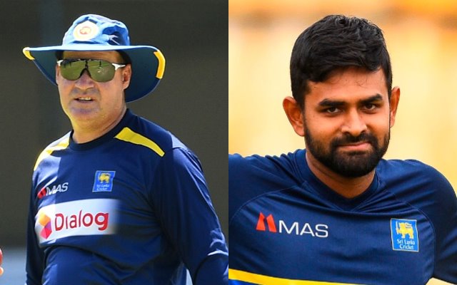 Mickey Arthur and Lahiru Thirimanne