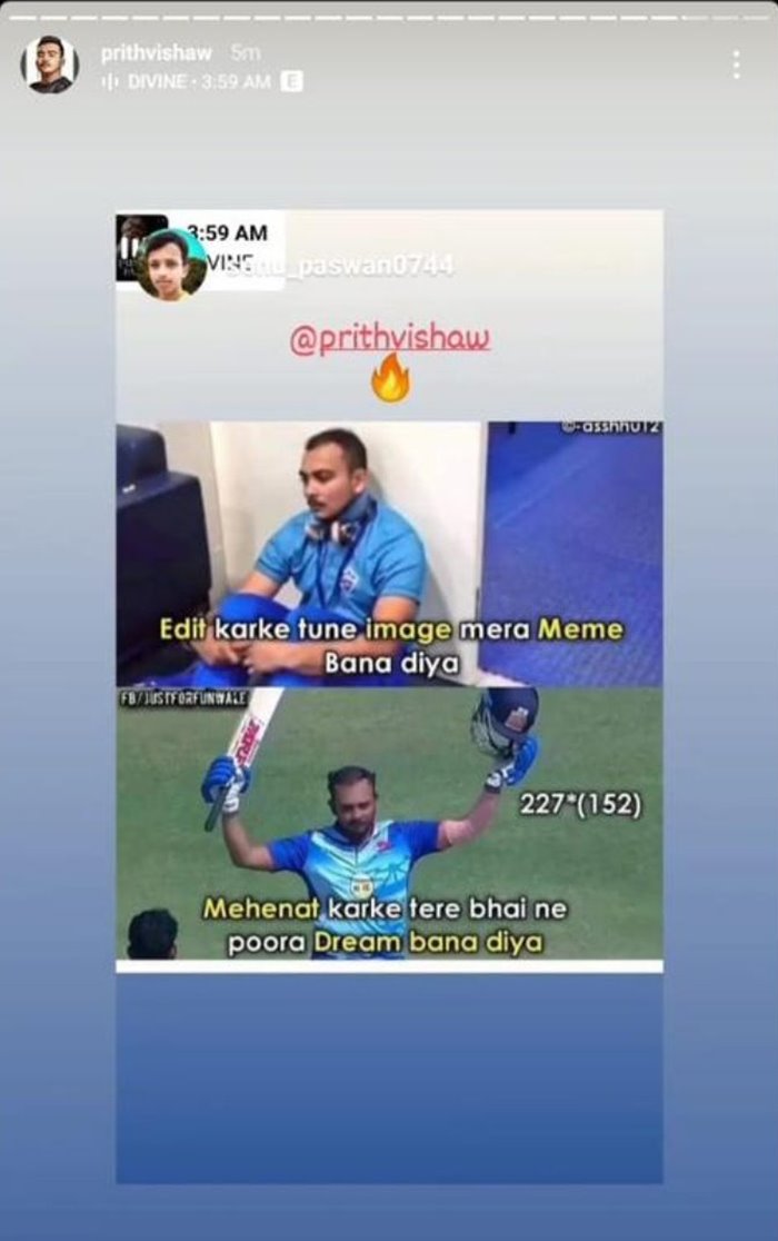 Prithvi Shaw