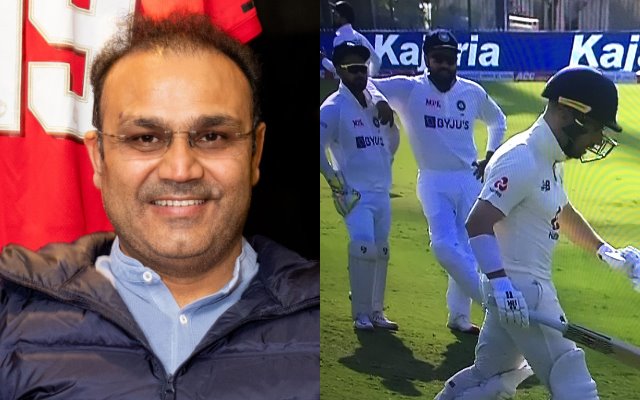 Virender Sehwag, Rohit Sharma, Rishabh Pant and Jack Leach