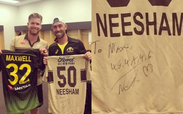 Glenn Maxwell and James Neesham