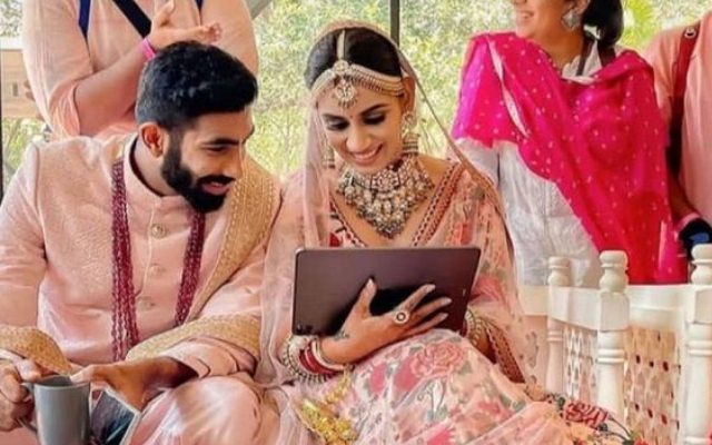 Jasprit Bumrah in wedding