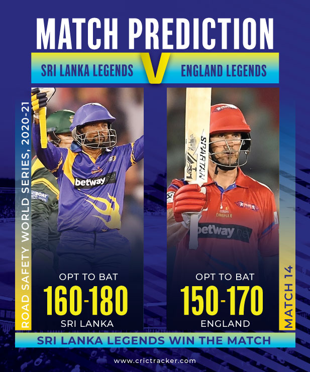 England Legends vs Sri Lanka Legends, Road Safety World ...