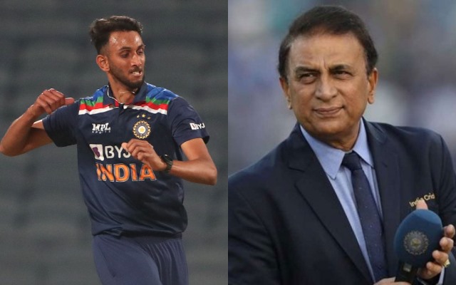 Prasidh Krishna and Sunil Gavaskar