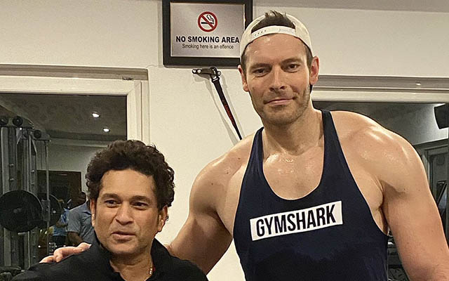 Sachin Tendulkar and Chris Tremlett